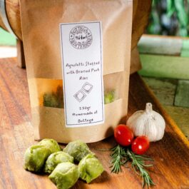 BOTTEGA AGNOLOTTI STUFFED W. BRAISED PORK RIBS