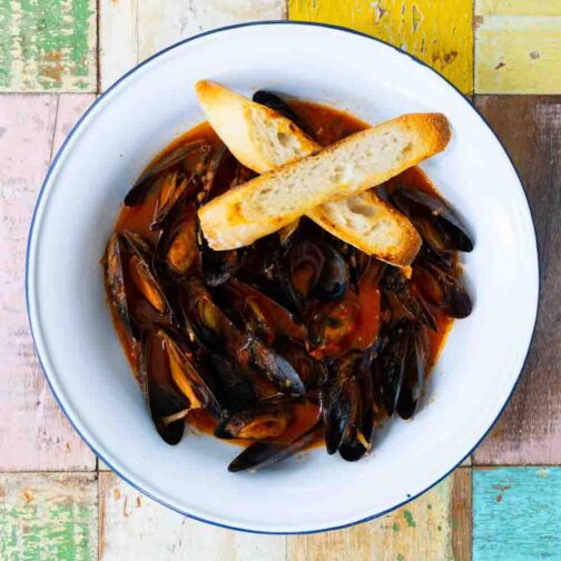 COZZE IN MARINARA SAUCE