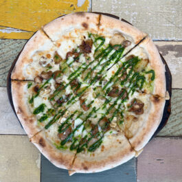 (V) Pizza Bianca ai Funghi Porcini