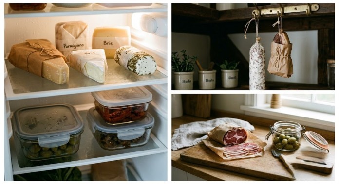 How to Store Cured Meats and Cheese at Home