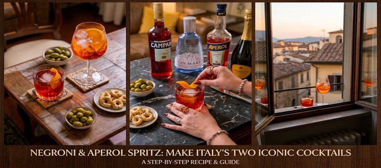 The Classic Aperol Spritz and Negroni Recipes